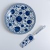 Set per torta: piatto d-22,8cm + paletta 23,5x5,5cm