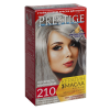 Crema-tinta resistente per capelli 210 Argento platino "Vip's Prestige"