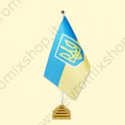 Флаг настольный "Украина" 14 х 21 см