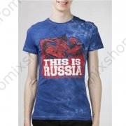 Maglietta blu "Russia"