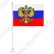 Флаг на присоске "Россия", 21 х 14 см
