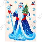 Adesivo "Babbo Natale" 33,5*47 cm