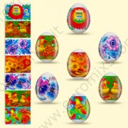 Pellicola decorativa di Pasqua "Festive" 7 diversi motivi in un set