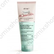Crema viso leggera idratante e opacizzante ad azione seboregolatrice. "Clean Skin" 40 ml.