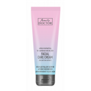 Crema viso idratante per pelle mista e secca con estratti di aloe e rosa "Family Doctor" 75 ml.