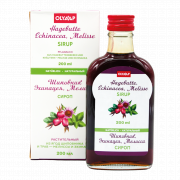 Sciroppo di rosa canina, echinacea e melissa "Olymp" 200 ml.
