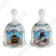 Campanellino in ceramica "Attrazioni di San Pietroburgo"