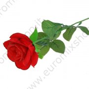 Fiore finto "Rosa rossa" 56 cm d-8,5 cm