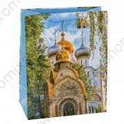 Пакет подарочный "Новодевичий монастырь", 26 х 14 х 33 см