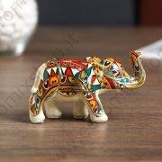 Сувенир  "Слон" роспись с золотом 6х5,5х10,8 см
