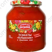 Pomodori "Kuban" nel loro succo con aneto e aglio (720 ml)