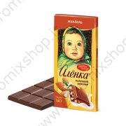 Cioccolato "Alyonka - Red October" cioccolato al latte con mandorle (90g)