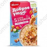 Preparato per porridge d'avena "Uvelka" miele con noci (5x40g)