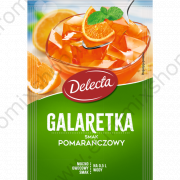 Gelatina "Delecta" al gusto di arancia (75g)