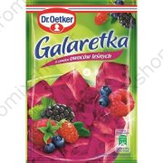 Gelatina "Dr. Oetker" al gusto di frutti di bosco (77g)