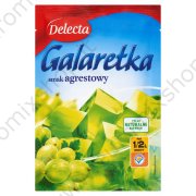 Gelatina "Delecta" al gusto di uva spina (75g)