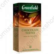 Tè nero "Greenfield - Chocolate Toffee" con cioccolato e caramello (25x1g)