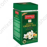 Tè "Impra" verde foglia larga con gelsomino in lattina (200g)