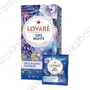 Чай "Lovare 1001 ночь" с лепестками цветов и ароматом винограда (24/2г)
