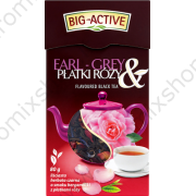 Чай "Big Active - Earl Grey" чёрный с лепестками роз (80г)