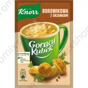 Zuppa "Knorr" istantanea con funghi porcini e crostini (15g)