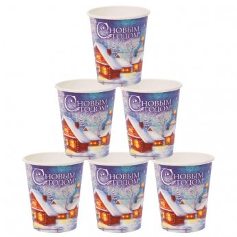 Bicchiere di carta 225 ml (6 pz)