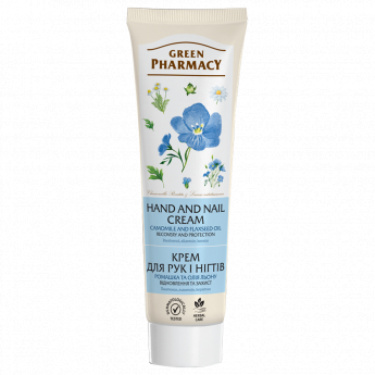 Crema per mani e unghie rigenerante con camomilla e olio di lino (100ml)