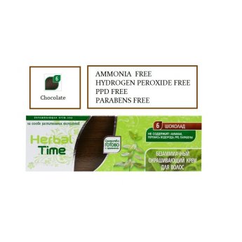 Crema-Henna colorante nr.6 Chioccolato "Herbal Time"