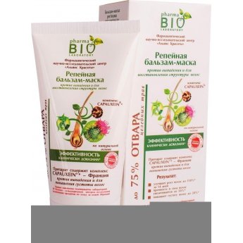 Maschera al balsamo di bardana  "Pharma Bio Laboratory" 150 ml.