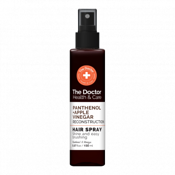 Spray per capelli "The Doctor Health & Care" con pantenolo e aceto di mele, Ristrutturante (150ml)