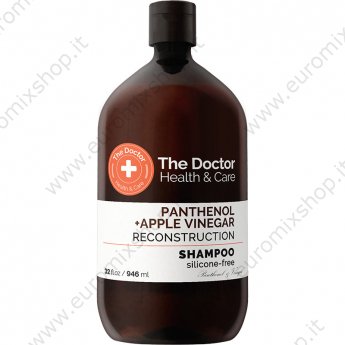 Shampoo "The Doctor." Ricostruzione con pantenolo e aceto di mele (946ml)
