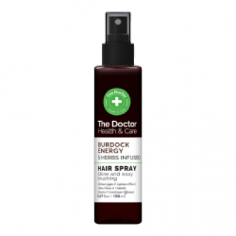 Lacca per capelli "The Doctor Health & Care" Salute e cura Bardana Energy 5 infusi di erbe (150 ml)