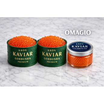 Uova di salmone "Kron" PREMIUM in latta (2*250г + 100gr)
