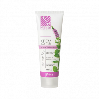 Crema piedi "Modium" Menta, deodorante (75g)