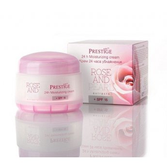 Crema per viso nutriente 24h  "Vip's Prestige - Rose&Pearl" 50ml
