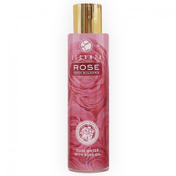 "Leganza Rosa Bulgara" Acqua di rosa con olio di rosa 135 ml.