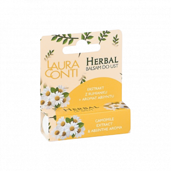 Laura Conti Balsamo per labbra alle erbe botaniche con camomilla 4,8 g