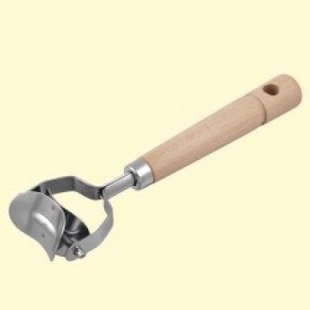 coltello per tagliare la pasta per ravioli (in acciaio inox + manico in legno 7h19 cm)