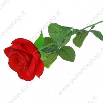 Fiore finto "Rosa rossa" 56 cm d-8,5 cm