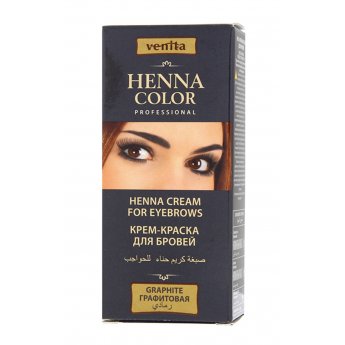 HENNA COLOR Crema per capelli, Grafite, 15г