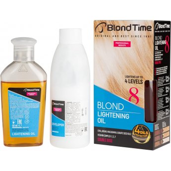 Olio per capelli schiarente "Blond Time" №8 210ml Olio per capelli schiarente "Blond Time" №8 210ml