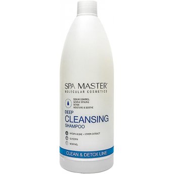 Shampoo di pulizia profonda con mentolo, limone e alghe, capelli grassi  "Spa Master" 970 ml