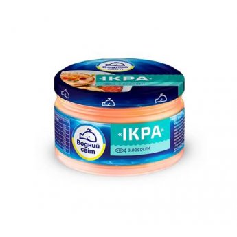 Crema di uova di mallotto "Mondo marino" con salmone (160g)