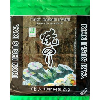 Fogli di alghe per sushi (25g)