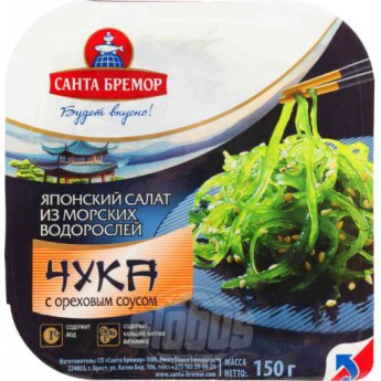 Капуста морская "Санта Бремор - Чука" с ореховым соусом (150г)