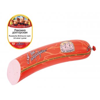 Mortadella "Tre porcellini" "Lakomka doktorskaja" (650g)