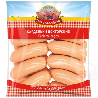 Сардельки "3 поросёнка - Докторские" (1700gr)