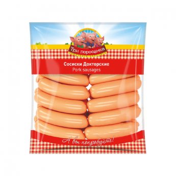 Wurstel "Tre porcellini" "Doktorskie" (1600gr) Wurstel "Tre porcellini" "Doktorskie" (1600gr)