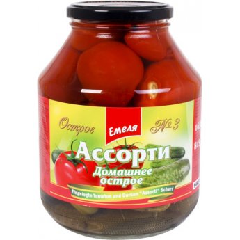 Assorti "Emelya Domashnee Pomodori e cetrioli"  (1700gr)