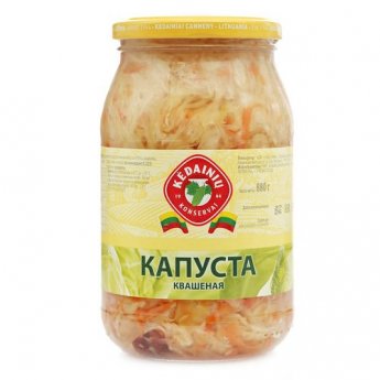 Капуста "Kedainiu" квашеная (880г)